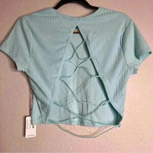 Belletweed Crop Top Woman’s open back crop top size XL